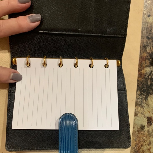 Louis Vuitton Epi leather agenda EUC beautiful authentic blue - Picture 2 of 8